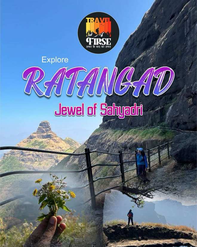 Ratangad Fort trek brochure poster