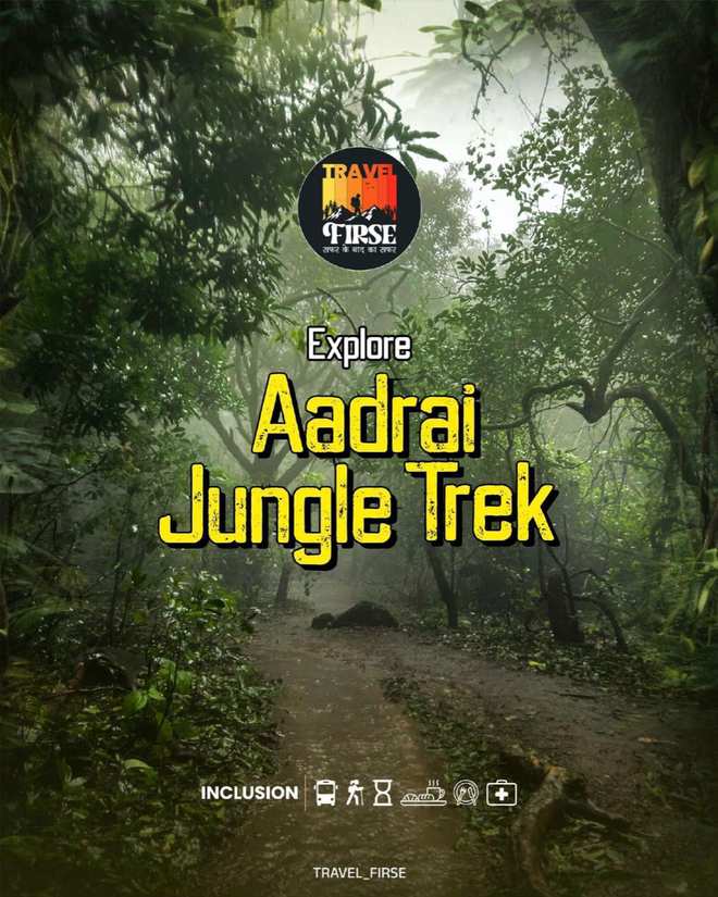Aadrai Jungle Trek trek brochure poster