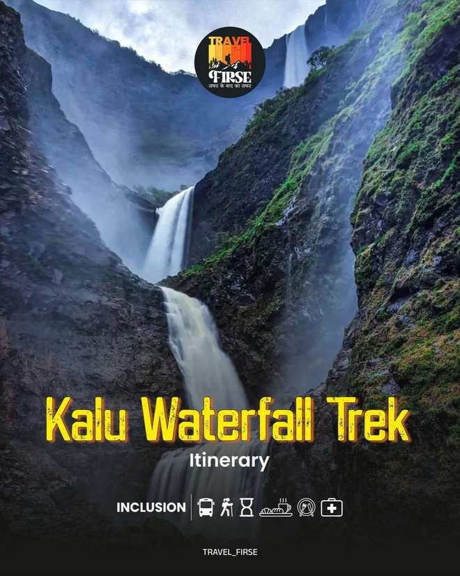 Kalu Waterfall Trek trek brochure poster